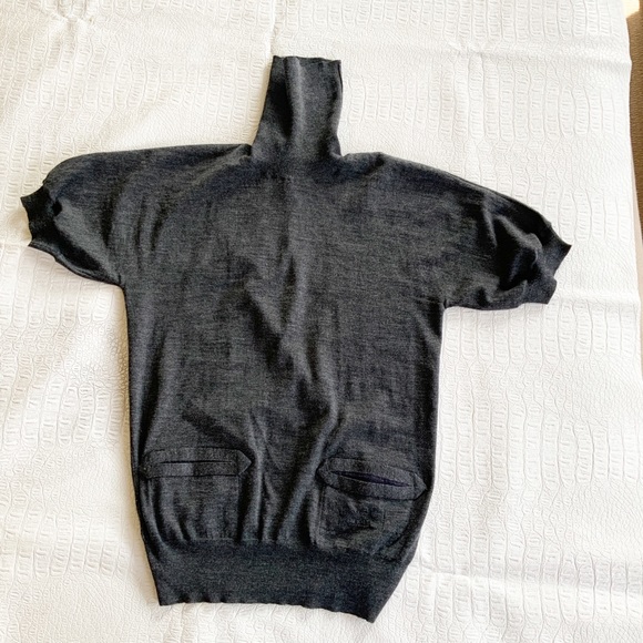 YSL gray 100% wool turtleneck sweater - Picture 13 of 15